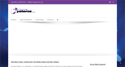 Desktop Screenshot of formingsystemsinc.com